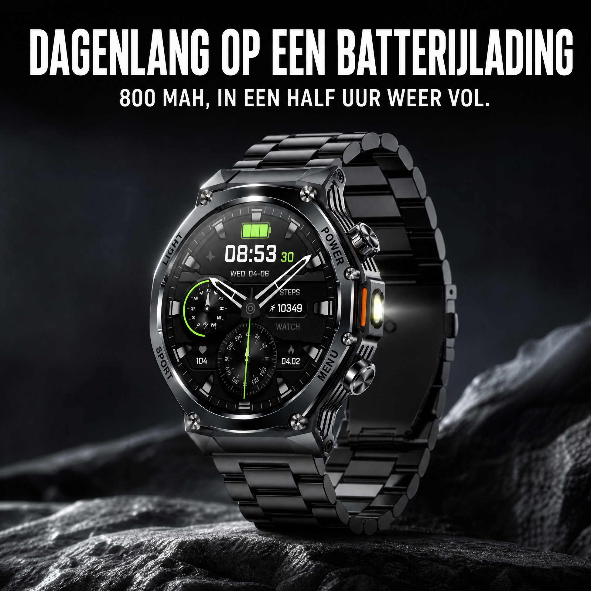 Dagenlang op een batterijlading