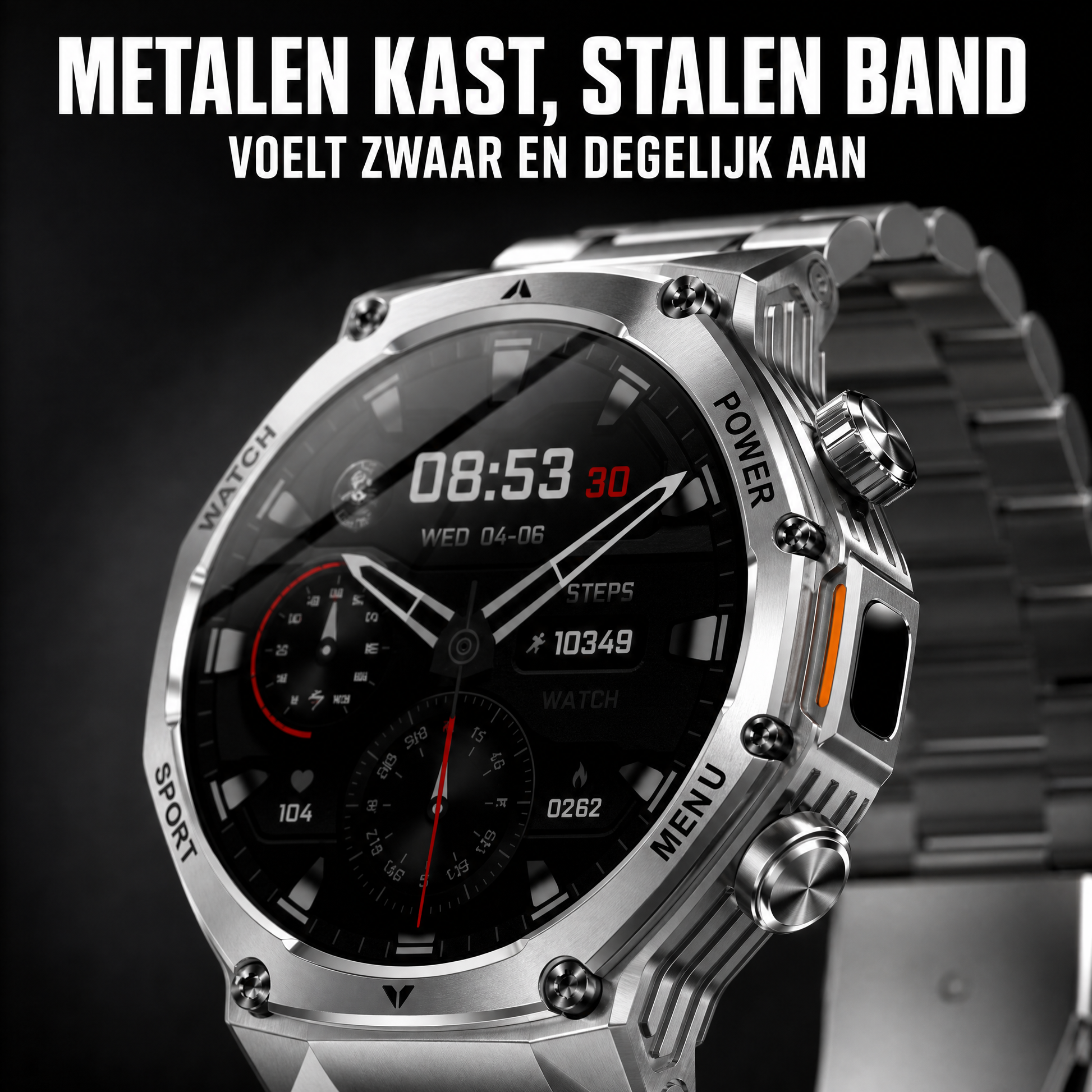Metalen kast, stalen band