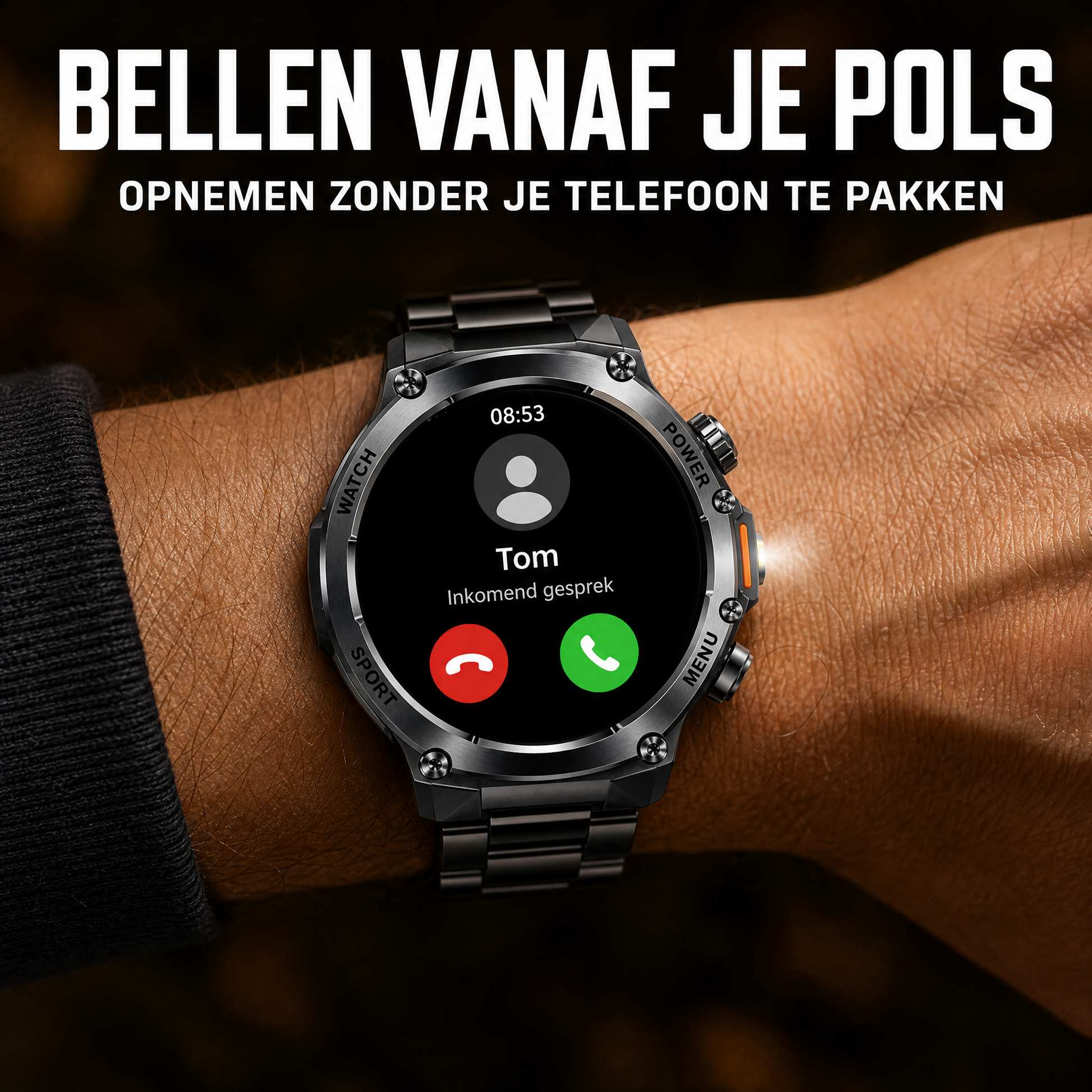 Bellen vanaf je pols